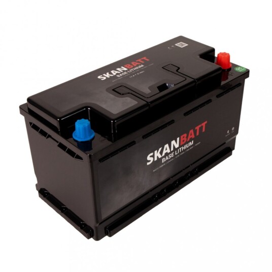 SKANBATT Base Lithium - 12V 150Ah 150A BMS - 355x175x188mm - Bluetooth - Heat - 3 Års garanti - Bobil SKANBATT Base Lithium - 12V 150Ah 150A BMS - 355x175x188mm - Bluetooth - Heat - 3 Års garanti - Bobil