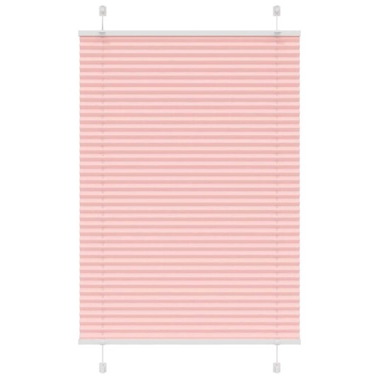 plisségardin Rosa 85x150 cm Stoff Bredde 84,4 Polyester