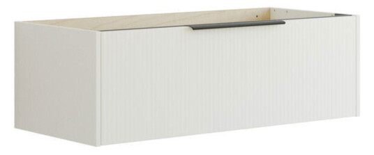 Dansani Mido+ Classic Stripet Servantskap 1 Skuff Hvit Matt / 100cm Dansani Mido+ Classic Stripet Servantskap 1 Skuff Hvit Matt / 100cm