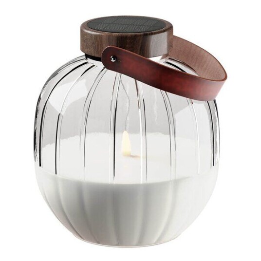 DeluxeHomeart LED glass lanterne 20 x 20 cm solcelledrevet DeluxeHomeart LED glass lanterne 20 x 20 cm solcelledrevet