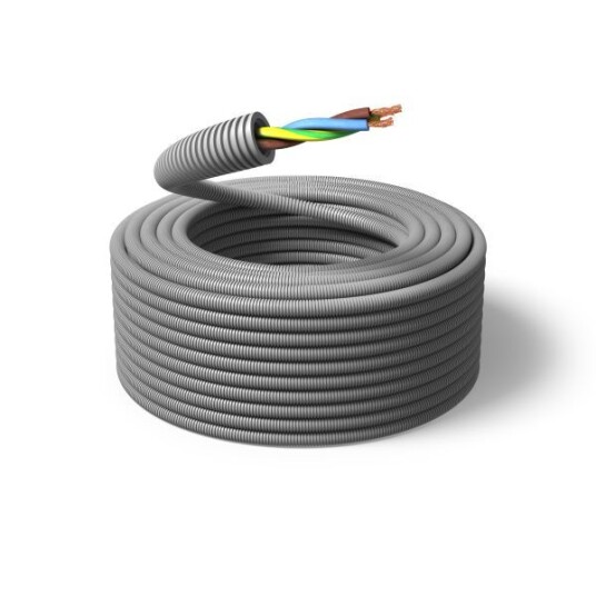 PM FLEX FQ Installasjonskabel forhåndslagt, 100 m, tvunnet 3G 2,5 mm², ytre Ø 16 mm