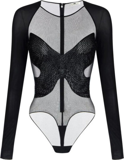 Elisabetta Franchi Dame Topper Svart M,
