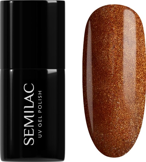 SEMILAC UV Gel Polish Glazed Cinnamon