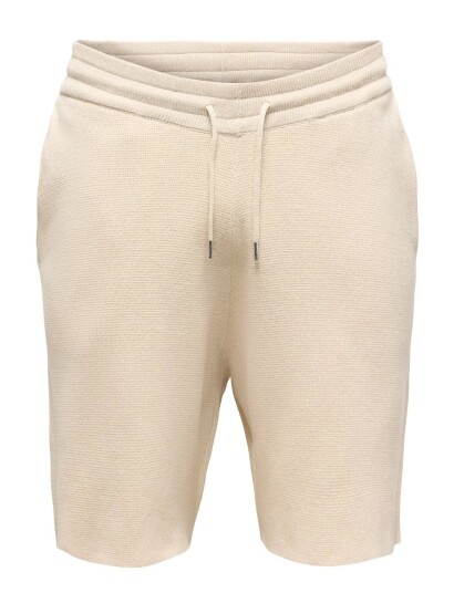 ONLY & SONS Onssilas Reg Shorts Knit Beige XXL