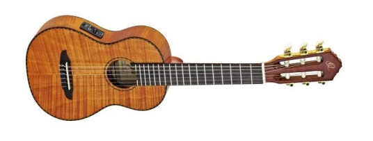 Ortega Guitars Ortega Rgle18fmh Guitarlele Med Mik & Gigbag