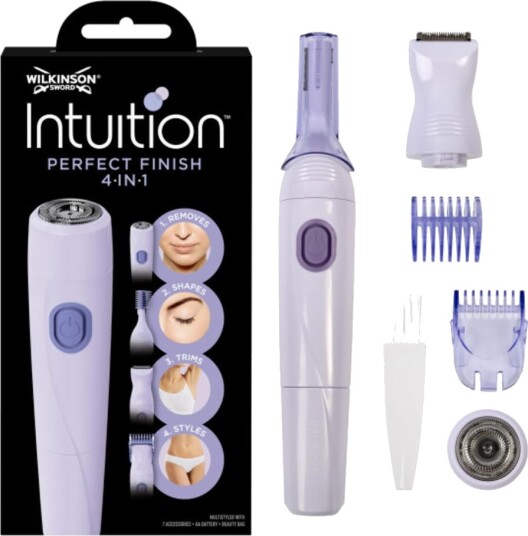 Wilkinson_Intuition 4In1 Perfect Finish AnsiktsOg Kroppsbarbermaskin For Kvinner Med Fire Utskiftbare Tilbehør