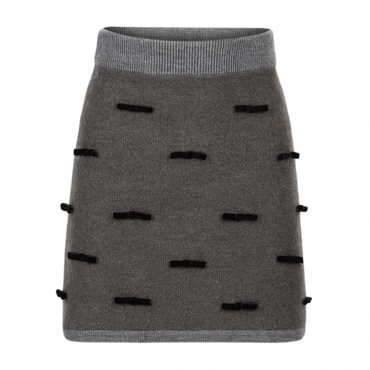 Nina Ricci Dame Skjørt Grå XS,