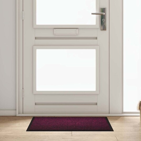  Dørmatte Bordeaux 60 x 40 x 1.2 cm Teddy stoff