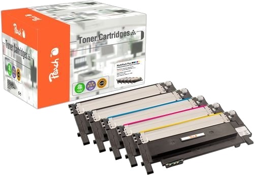 Peach-tonerkassetter som passer CLT-P4092 Laser Toner MultiPack Bk/Bk/C/M/Y for Samsung