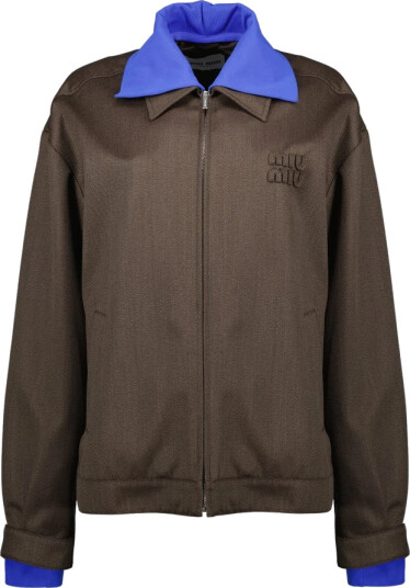 Miu Miu Dame Jakker Brun S, Miu Miu Dame Jakker Brun S,