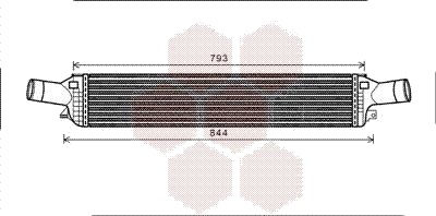 Intercooler VAN WEZEL 03004319