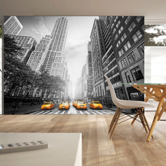 Fototapet New York Yellow Taxis 250x175 - Artgeist sp. z o. o.