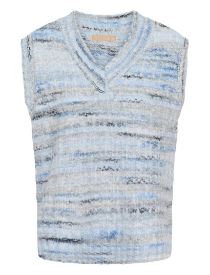 Culture Cubilo Knit Vest - Blue - S