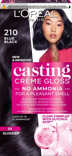 L"Oréal Paris Casting Crème Gloss 210 Blue Black L"Oréal Paris Casting Crème Gloss 210 Blue Black
