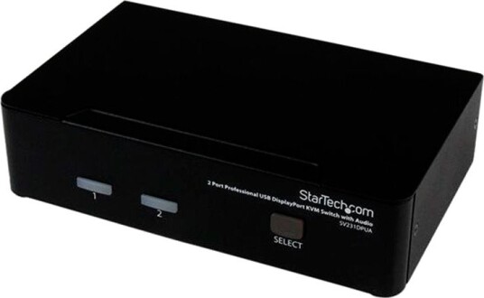 StarTech KVM-switch med lyd DisplayPort USB