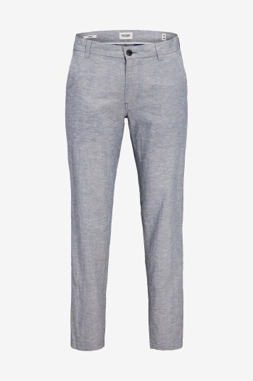 Jack & Jones   Bukser jpStace jjSummer Linen Blend Pant S   Blå