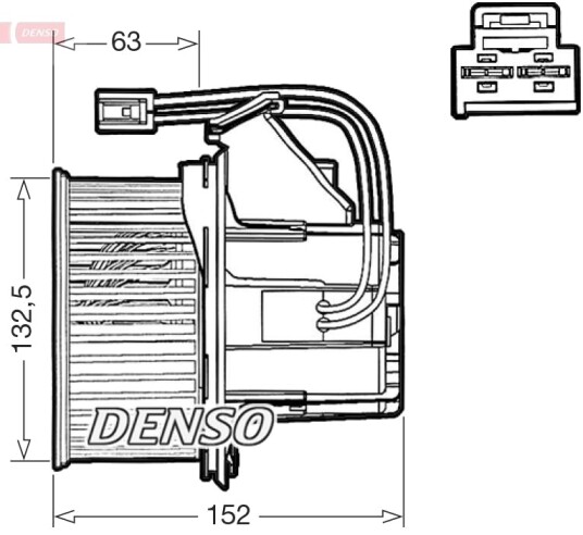 DENSO DEA17018 Kupévifte