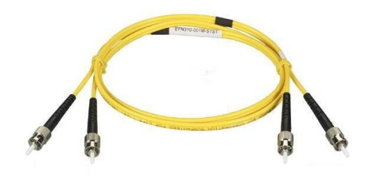 BLACK BOX SINGLEMODE FIBER PATCH CABLE PVC LC-LC 2 Factory Sealed