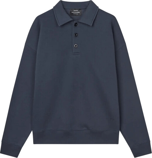 Mads Nørgaard Standard Bram Polo Sweat Navy XL