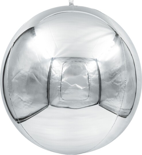 Ballongkungen Folieballong Speilball Sølv 3-pakning 51 cm LB51S