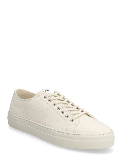 J. Lindeberg Art Canvas Sneaker   Cream   44
