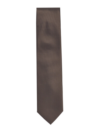 Lindbergh Black Polyester Tie With Dots 7 Cm - Khaki green - ONE SIZE Lindbergh Black Polyester Tie With Dots 7 Cm - Khaki green - ONE SIZE