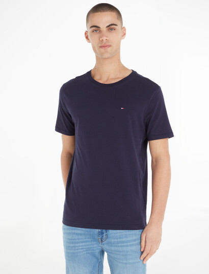 Tommy Hilfiger Cn Tee Ss - Blue - M Tommy Hilfiger Cn Tee Ss - Blue - M