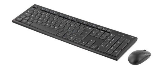 Deltaco TB-114 Trådløst Tastatur og Mussett Nordisk Svart Deltaco TB-114 Trådløst Tastatur og Mussett Nordisk Svart