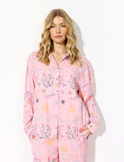 Hunkøn Zoe Shirt Pink XL Hunkøn Zoe Shirt Pink XL