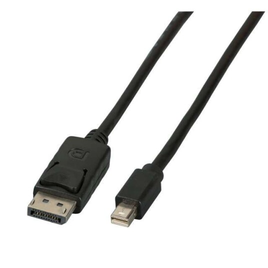 EFB ELEKTRONIK Mini Displayport û Displayport Kabel, St-St, 3m, schwarz