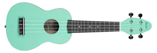 Ortega Guitars Ortega K2-Cbm Keiki Soprano Ukulele Sett, Caribbean Mint
