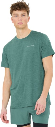 Endurance Abdon M Melange S/S Tee Green XXL