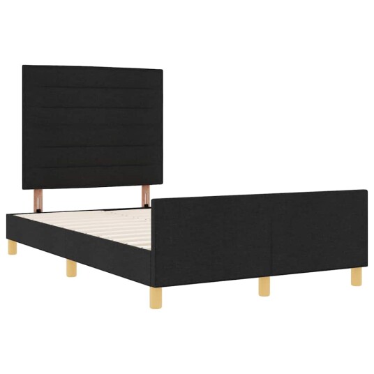 Sengramme Svart 120x190 cm Stoff