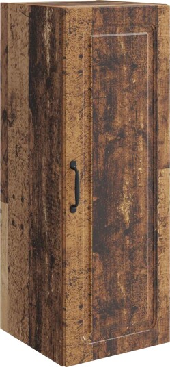 vidaXL Vegghengt skap Gammelt tre 33 x 34,5 x 90 cm Konstruert tre