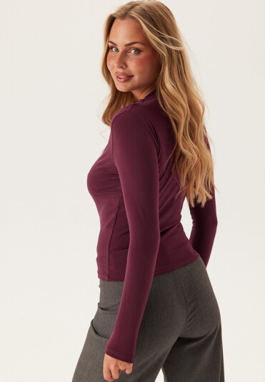 Pieces Pcmadison Ls Draped Top Jrs Pieces Pcmadison Ls Draped Top Jrs