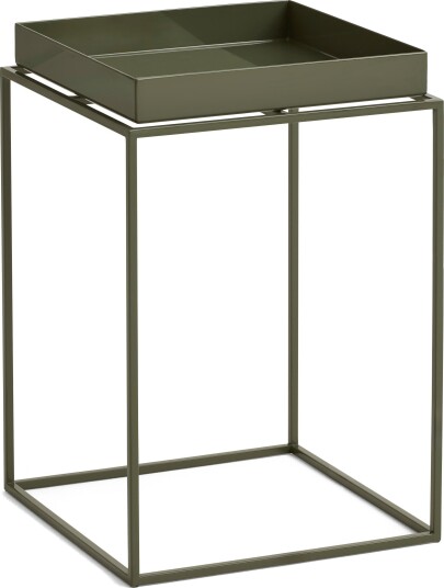 Tray Kaffebord Høy Olivengrønn/Stål Tray Kaffebord Høy Olivengrønn/Stål