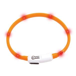 Led Lyshalsbånd Til Katt Orange Led Lyshalsbånd Til Katt Orange