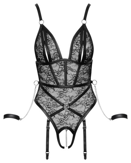 Crotchless Suspender Body in Harness Design Crotchless Suspender Body in Harness Design