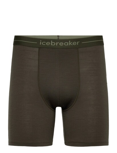 Icebreaker M Anatomica Long Boxers Khaki green M Icebreaker M Anatomica Long Boxers Khaki green M