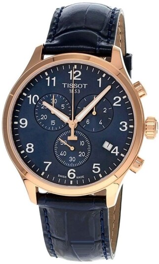 Tissot Herreklokke T116.617.36.042.00 T Sport Blå/Lær Ø45 mm
