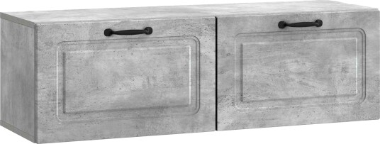 Vegghengt TV skap Betonggrå 98 x 31 x 30 cm Konstruert tre