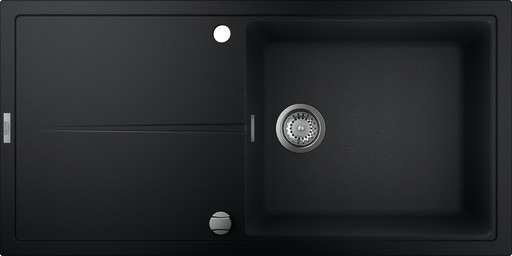Grohe K400, kjøkkenvask, 100x50 cm, svart Grohe K400, kjøkkenvask, 100x50 cm, svart
