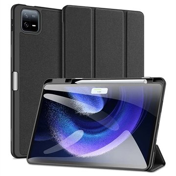 Dux Ducis Domo Xiaomi Pad 6/Pad 6 Pro Tri-Fold Smart Folio-etui Svart