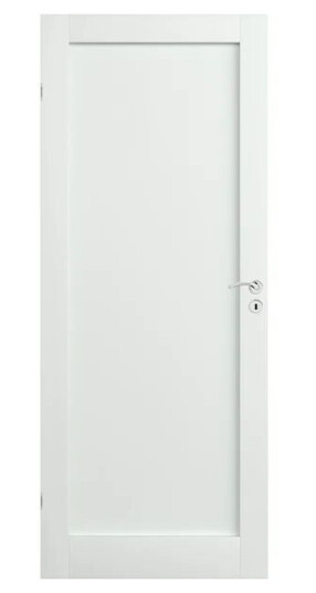 Scanflexdøra Trend 1 Dørblad Malt I Hvit Ncs S0502-Y. Dørbladmål: 626x2040.