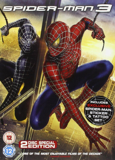 SpiderMan 3 DVD