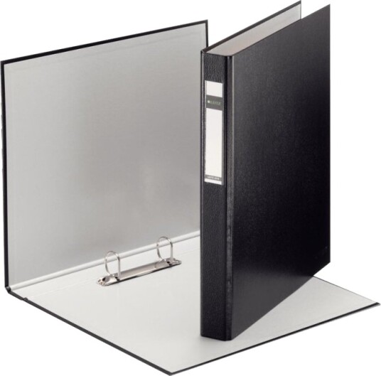 Leitz Ringbuch 2 Ring Din A4 4 Cm Schwarz