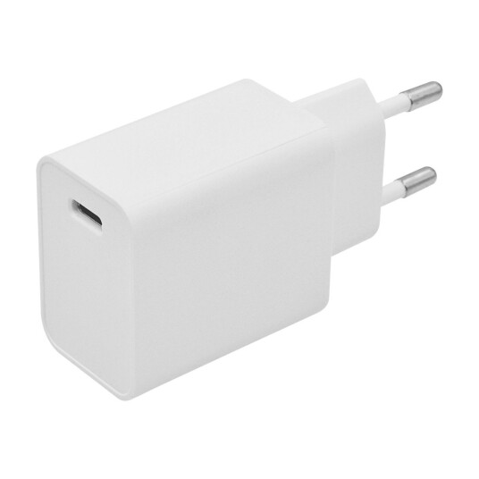 ELETRA 20 W USB-C PD HURTIGLADER 1 PORT, HVIT
