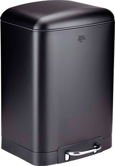 Dirt Devil pedalbøtte med soft close (12 liter) sort
