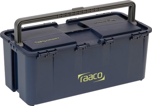 Raaco Compact 20 Verktøykasse i Plast med 6 Rom 190x475x240mm Raaco Compact 20 Verktøykasse i Plast med 6 Rom 190x475x240mm