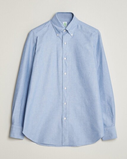 Finamore Napoli Gaeta Oxford Button Down Shirt Light Blue Finamore Napoli Gaeta Oxford Button Down Shirt Light Blue